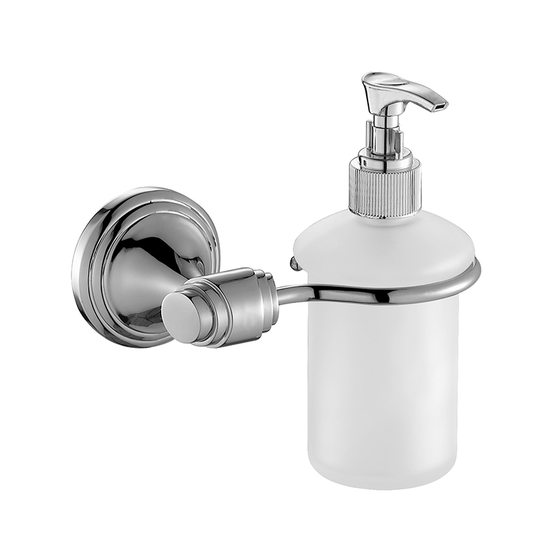 Dispenser di sapone per montaggio a parete 4212 ORB con supporto in acciaio inossidabile SUS304 Dispenser per lozione di sapone in vetro smerigliato Accessori per il bagno in acciaio inossidabile