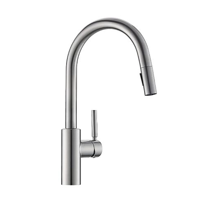 OJ-J7324H Rubinetto in acciaio inossidabile con beccuccio girevole 360 ​​stile classico per acqua calda e fredda