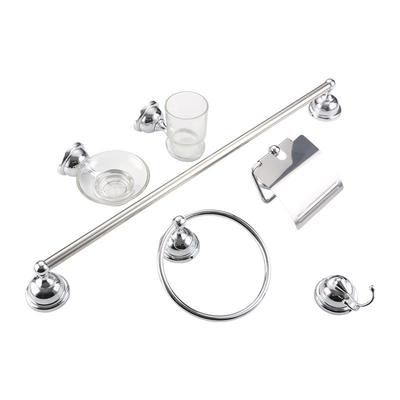 OJ-B2200LJ Set di accessori per il bagno Set di portasciugamani da bagno cromati Set di accessori per il bagno a parete